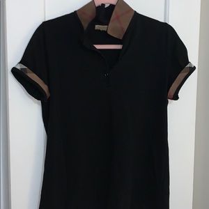 Burberry Check Polo (sz L) 🖤